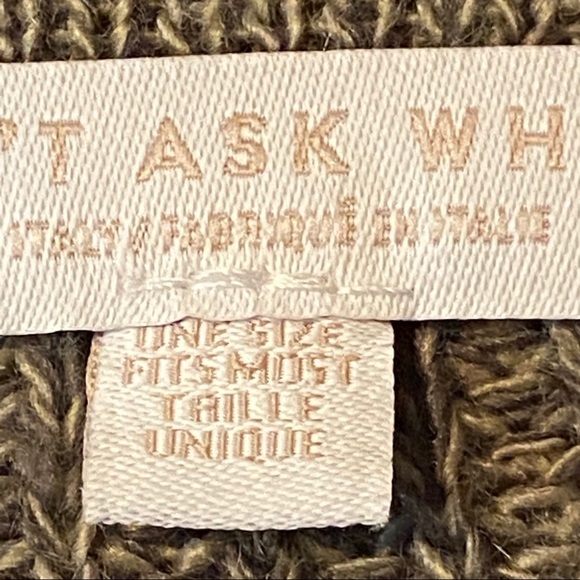 Don’t Ask Why Made in Italy Tan Acrylic‎ Sweater OSFM - Picture 8 of 11